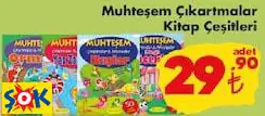 MUHTEŞEM ÇIKARTMALAR KİTAP ÇEŞİTLERİ